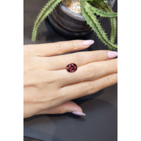 3.26 Ct. Rubellite Tourmaline from Mozambique Life Style