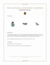 1.66 Ct. Greyish Blue Spinel from Tanzania Appraisal