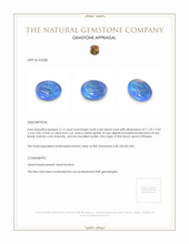 3.13 Ct. Cabochon Black Opal from Ethiopia Appraisal