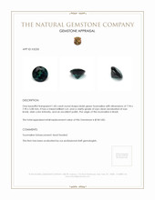 1.85 Ct. Tourmaline from Brazil Appraisal