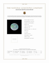 3.95 Ct. Multi Color Crystal Opal (Jelly Opal) from Australia Scan Report