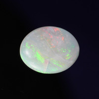 1.09 Ct. Cabochon White Opal from Ethiopia Video