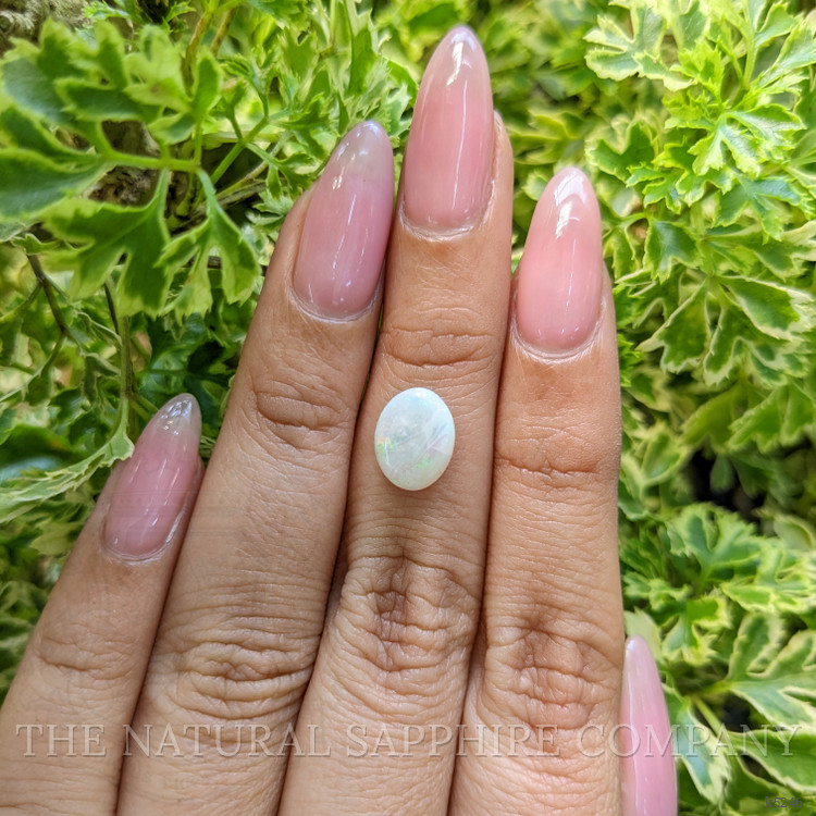 1.09 Ct. Cabochon White Opal from Ethiopia