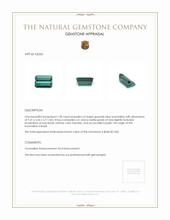 1.20 Ct. Tourmaline from Brazil Appraisal