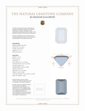 1.20 Ct. Tourmaline from Brazil 3 D Scan Report
