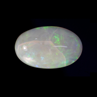 1.77 Ct. Cabochon White Opal from Ethiopia Video