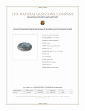 2.11 Ct. Multi Color Cabochon Black Opal (Dark Opal) from Ethiopia Scan Report