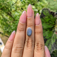 2.11 Ct. Cabochon Black Opal from Ethiopia Life Style