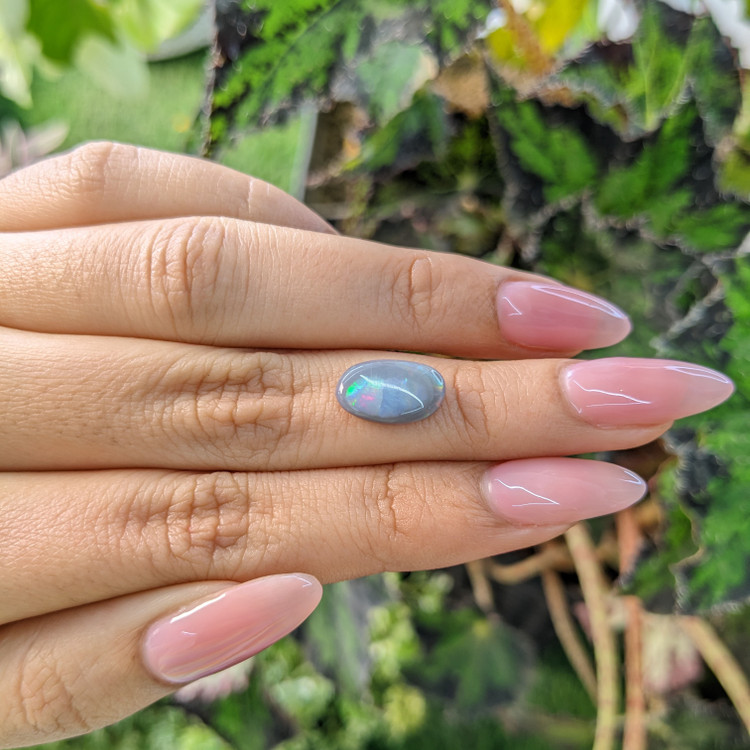 2.11 Ct. Cabochon Black Opal from Ethiopia