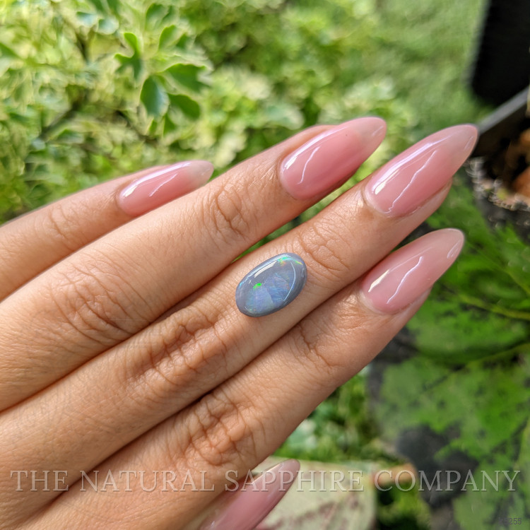 2.11 Ct. Cabochon Black Opal from Ethiopia