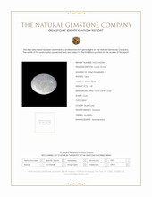 1.49 Ct. White Opal from Australia Scan Report