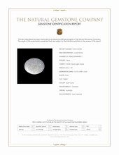 1.49 Ct. Multi Color White Opal (Light Opal) from Australia Scan Report