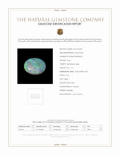 3.13 Ct. Multi Color Crystal Opal (Jelly Opal) from Australia Scan Report