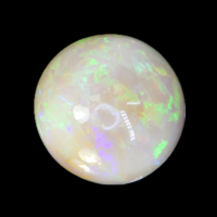 4.13 Ct. Cabochon White Opal from Ethiopia Video