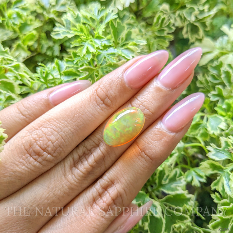 5.85 Ct. Cabochon Crystal/Jelly Opal from Australia