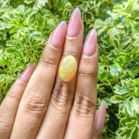 5.85 Ct. Cabochon Crystal/Jelly Opal from Australia Life Style