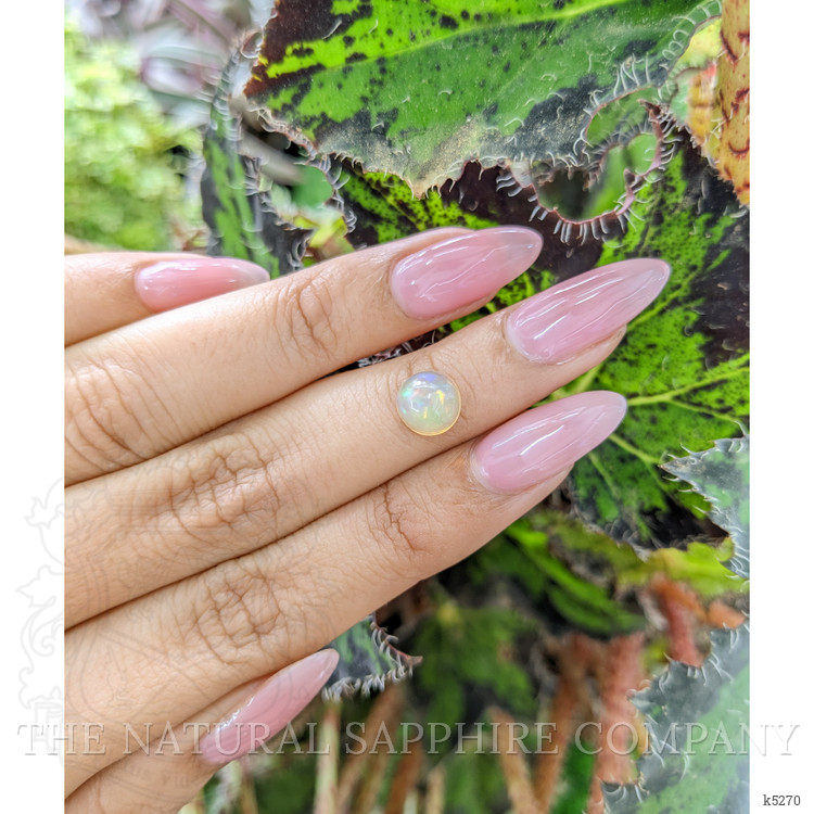 1.05 Ct. Cabochon White Opal from Ethiopia