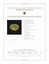 1.75 Ct. Crystal/Jelly Opal from Australia Scan Report