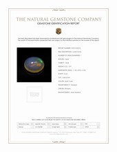 2.97 Ct. Cabochon White Opal from Ethiopia Scan Report