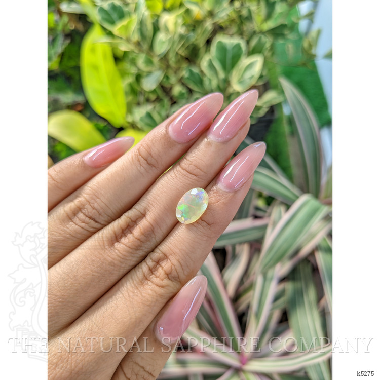 1.85 Ct. Cabochon White Opal from Ethiopia