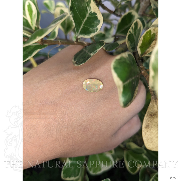 1.85 Ct. Cabochon White Opal from Ethiopia