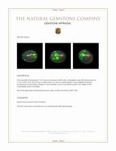 1.94 Ct. Multi Color Cabochon Crystal/Jelly Opal from Australia Appraisal