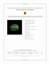 1.94 Ct. Multi Color Cabochon Crystal Opal (Jelly Opal) from Australia Scan Report