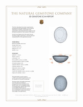 1.94 Ct. White Opal from Ethiopia 3 D Scan Report