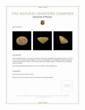 1.66 Ct. Crystal/Jelly Opal from Australia Appraisal