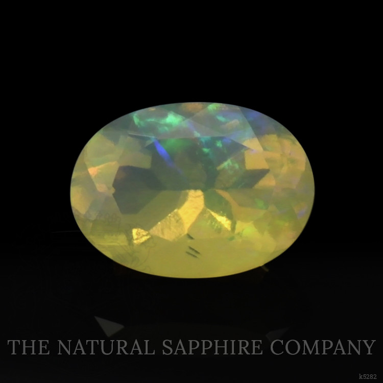 0.55 Ct. Cabochon White Opal from Ethiopia