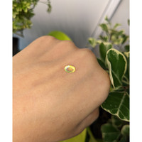 0.55 Ct. Cabochon White Opal from Ethiopia Life Style