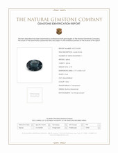 0.75 Ct. Grey Spinel from Burma (Myanmar) Scan Report