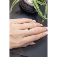 0.30 Ct. Tsavorite Garnet from Madagascar Life Style