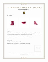 1.24 Ct. Spinel from Tanzania Appraisal