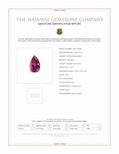 2.75 Ct. Rubellite Tourmaline from Brazil Scan Report