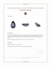 0.58 Ct. Spinel from Ceylon (Sri Lanka) Appraisal