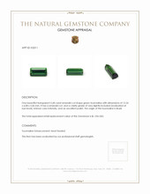 3.68 Ct. Tourmaline from Brazil Appraisal