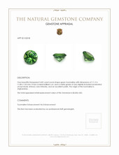 4.82 Ct. Tourmaline from Afghanistan Appraisal