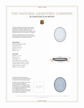 0.91 Ct. Crystal/Jelly Opal from Australia 3 D Scan Report