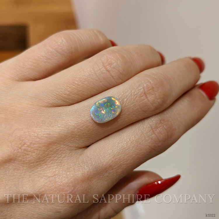1.49 Ct. Cabochon Semi-Black Opal from Australia