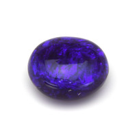5.96 Ct. Cabochon Black Opal from Australia Video
