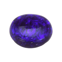 5.96 Ct. Cabochon Black Opal from Australia Video