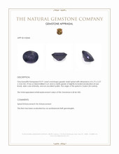 0.91 Ct. Greyish Violet Spinel from Ceylon (Sri Lanka) Appraisal