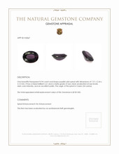 0.94 Ct. Spinel from Ceylon (Sri Lanka) Appraisal