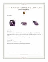 0.47 Ct. Spinel from Ceylon (Sri Lanka) Appraisal