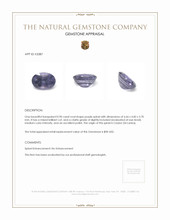 0.90 Ct. Spinel from Ceylon (Sri Lanka) Appraisal