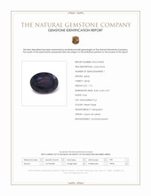 1.72 Ct. Pinkish Purple Spinel from Ceylon (Sri Lanka) Scan Report