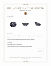 0.85 Ct. Spinel from Ceylon (Sri Lanka) Appraisal