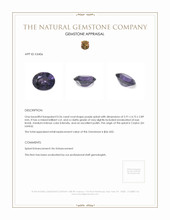 0.56 Ct. Spinel from Ceylon (Sri Lanka) Appraisal