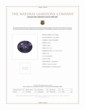 0.56 Ct. Purple Spinel from Ceylon (Sri Lanka) Scan Report